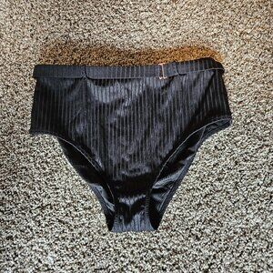 Shade and Shore Highwaist Black Swimsuit Bottoms